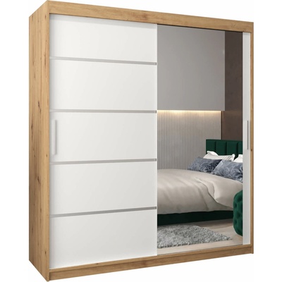 Wilsondo Alyxia II 180 x 200 cm dub artisan/biela