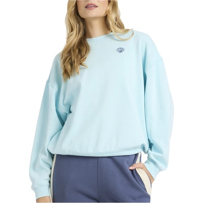 Billabong Дамски пуловер Billabong Women's Sanibel Kendal Crew Fleece Jumper - Pool Blue - размер XL (117-3556-0115)