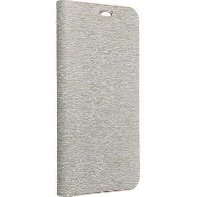 Pouzdro Forcell LUNA Book Gold Xiaomi Mi 10T Lite 5G stříbrné