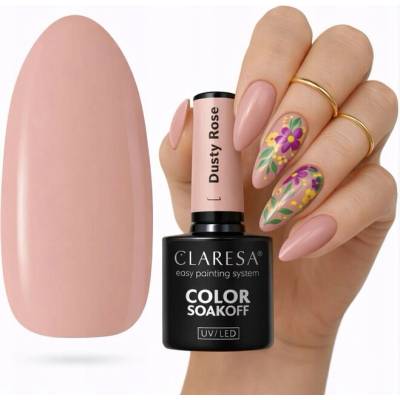 Claresa Gel-lak Dusty rose 01 5 ml