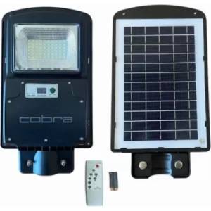  300W LED Соларна улична лампа Cobra с дистанционно, сензор за движение и фотоклетка