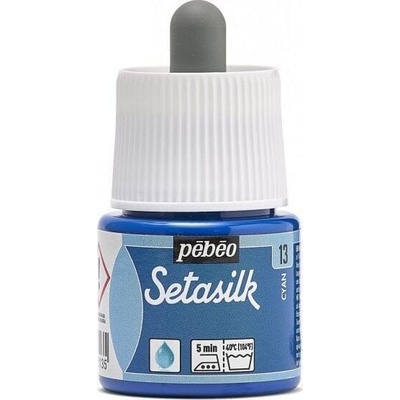 Pébéo Setasilk Копринена боя 13 Cyan 45 ml 1 бр (69.4013)