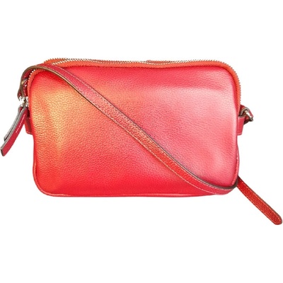 Katana kožená crossbody kabelka bordó 69415-08