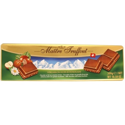 Maître Truffout mléčná s lískovými oříšky 300 g