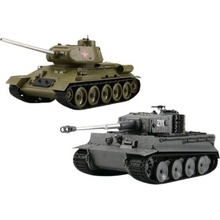 Torro RC tanky World of Tanks Tiger I + T-34/85 IR 1:30 GmbH RC_314440 RTR 1:30