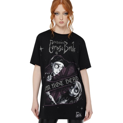 KILLSTAR Унисекс тениска KILLSTAR x CORPSE BRIDE - I'm Not Dead - Black - KSRA013336