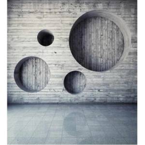 DIMEX ART Флизелинов фототапет 3d геометричен фон 225 x 250 см