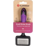 Flamingo - Четка за разресване на котки със силиконова дръжка, 17.5см х 10см х 4 см