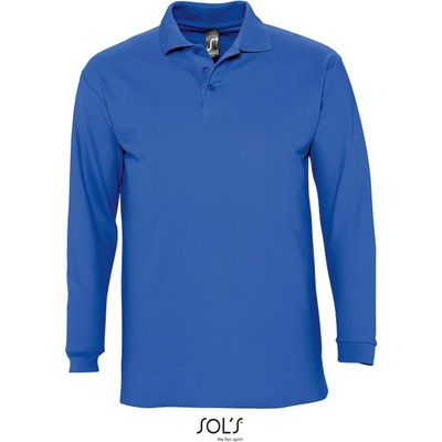 Sol´s Collection polokošile Perfect LSL Men dlouhý rukáv pánská Cot-25208745001 královská modrá