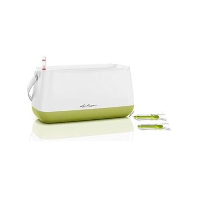 Lechuza Kvetináč Yula plantbag biela/zelena 38x17x33 cm