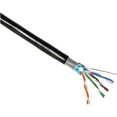 Lynx CS LX-SLD-FTP5E-OUTDJ-BK FTP, Cat5E, drát, dvojitý venkovní PE+PVC, černý, 305m
