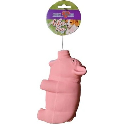 Cobbys Pet AIKO FUN Prasiatko 16 cm pískacia hračka pre psov z latexu