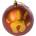 Tiny Love Коледна топка за отпечатък Tiny Love Tiny Creations, червена (Christmas Ball)