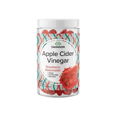 Swanson Apple Cider Vinegar Jahoda Meloun 60 ks gummies