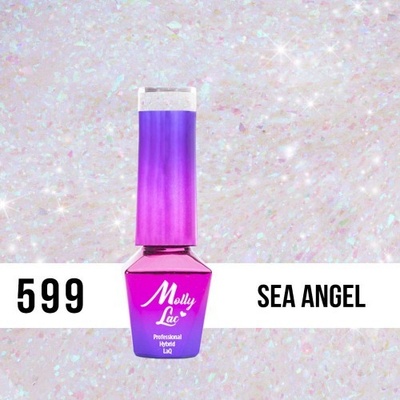 Molly Lac Gél lak Mermaid Whispers SEA ANGEL 599 5 ml