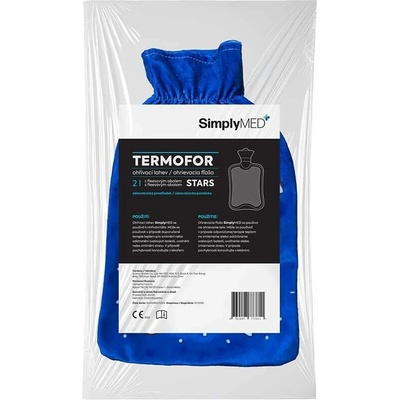 SimplyMed Termoflor s fleesovým obalem Stars 2 l 1 ks
