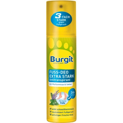 Burgit Footcare Extra Strong antitranspirant na nohy sprej 175 ml