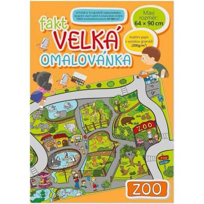 Fakt velká omalovánka ZOO