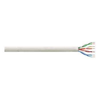 LogiLink Кабел UTP Logilink, cat. 5E, 4x2 AWG 26/7, CCA, Неекраниран, PVC, Могожилен, 305 м, Сив (CPV0015) (CPV0015)