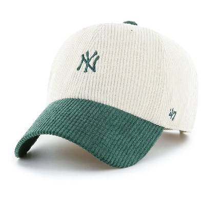 Шапка 47 MLB New York Yankees Cord Base Runner TT Clean Up cap - White (Natural / NT)