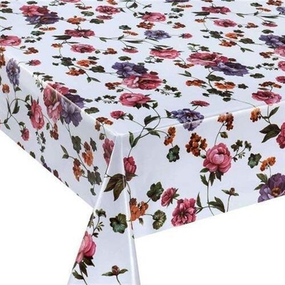 Impol Trade ubrus PVC 3581105 pivoňky růžovo-fialové návin 20 mx140cm