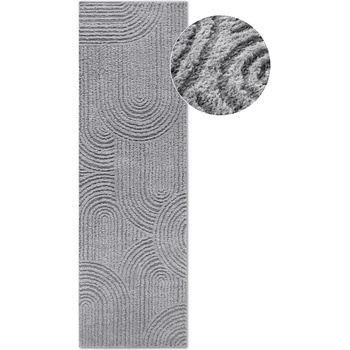 Elle Decoration Сива пътека 80x240 cm Chappe Light Grey - Elle Decoration (106091-80x240)