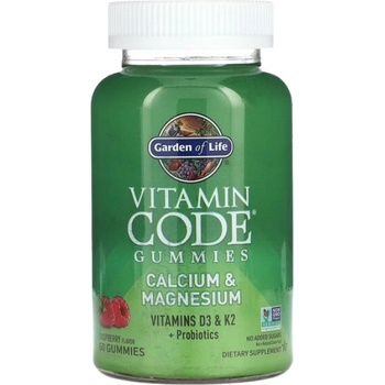 Garden of Life Vitamin Code Calcium & Magnesium Gummies [60 желирани бонбони] Малина