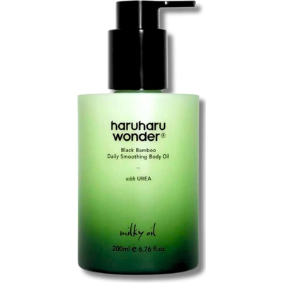 HaruHaru Wonder - Black Bamboo Daily Soothing Body Oil 200ml hydratační veganský tělový olej pro hydrataci suché pokožky