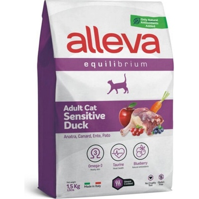 Alleva EQUILIBRIUM Възрастен котка Чувствителен Патешко 1, 5кг