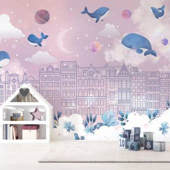 Image 1 of Art gift Детски тапет - Чуден сън