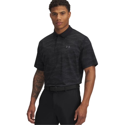 Under Armour Drive Chill Printed Polo Размер: M / Цвят: черен