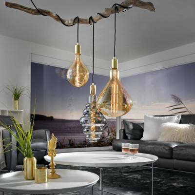 Sigor LED žiarovka Giant Drop E27 5W Filament 918 dim gold 6126001