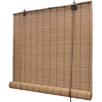 vidaXL Кафява бамбукова роло щора 100х160 см (241327)