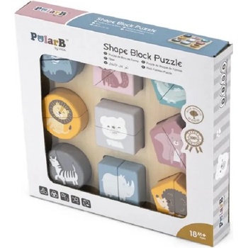 Image 1 of Viga Toys Образователен пъзел Viga PolarB - Животни (44012)