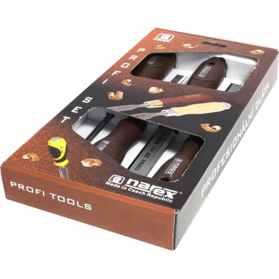 Narex Sada dlát 8603 00 ploché 6, 12, 20, 26 PH v krabici Plast Line Profi
