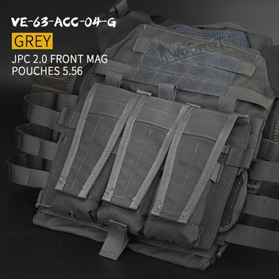 Wosport Přední platforma s 5.56 zásobníkovými pro JPC vestu 2.0 šedá