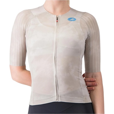 Castelli Дамска фланелка с къс ръкав за колоездене Castelli Women's Aero Race 8S Jersey Cycling jersey - Clay (156-2738-0114)
