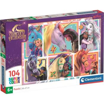 Clementoni Детски пъзел Clementoni от 104 части - Академия за еднорози (вариант 3) (25094)