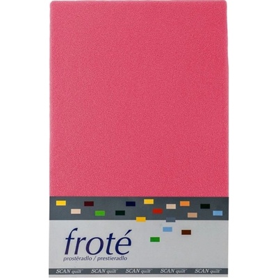 Scanquilt plachta froté koralová 160x200
