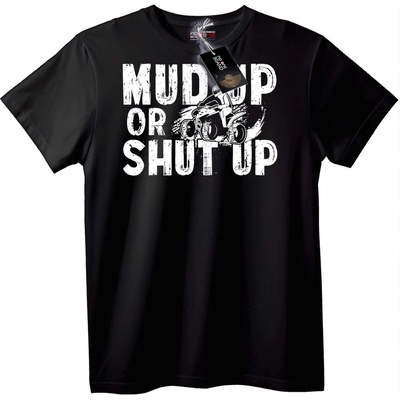 NOONEBRAND Тениска Кал Горе или Млъквай - 2XL, Black