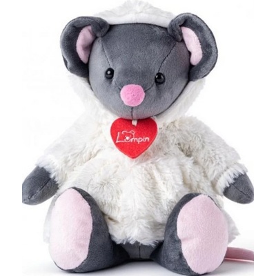 Lumpin Плюшена играчка Lumpin - Мишле Азуми, с бяло палтенце (94151)