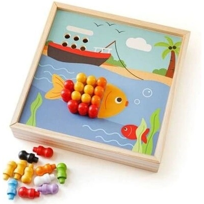 Bigjigs Toys Dřevěná mozaika Pláž