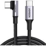 UGREEN Кабел Ugreen US334, от USB-C(м) към USB-C(м), 1m, 100W, черен (UGREEN-70643)