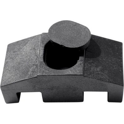 Příchytka PVC na čtyřhranný sloupek pro panely PILOFOR SUPER STRONG, černá