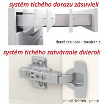 Горен шкаф Line 80 cm дъб сонома