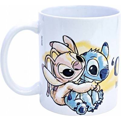 Disney Keramický hrnček Stor Lilo & Stitch Ohana Means Family 93492 325 ml
