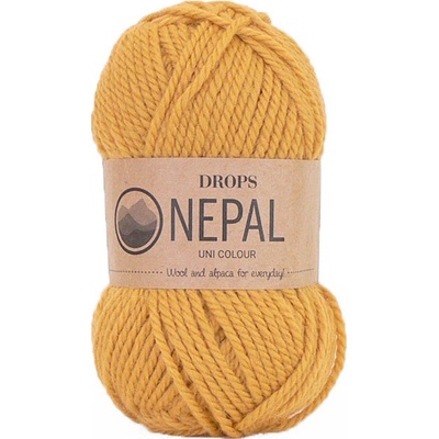 Příze DROPS Nepal uni colour 2923 - žlutá