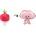 Les Déglingos Плюшена играчка Flipetz 2in1 Piglet - Les Deglingos (80109)