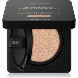 Catrice Invisible Cover Cushion Foundation матиращ фон дьо тен в гъба SPF 30 цвят 015W 10 гр
