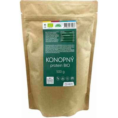 Vieste Bio Konopný protein 49% RAW 500 g